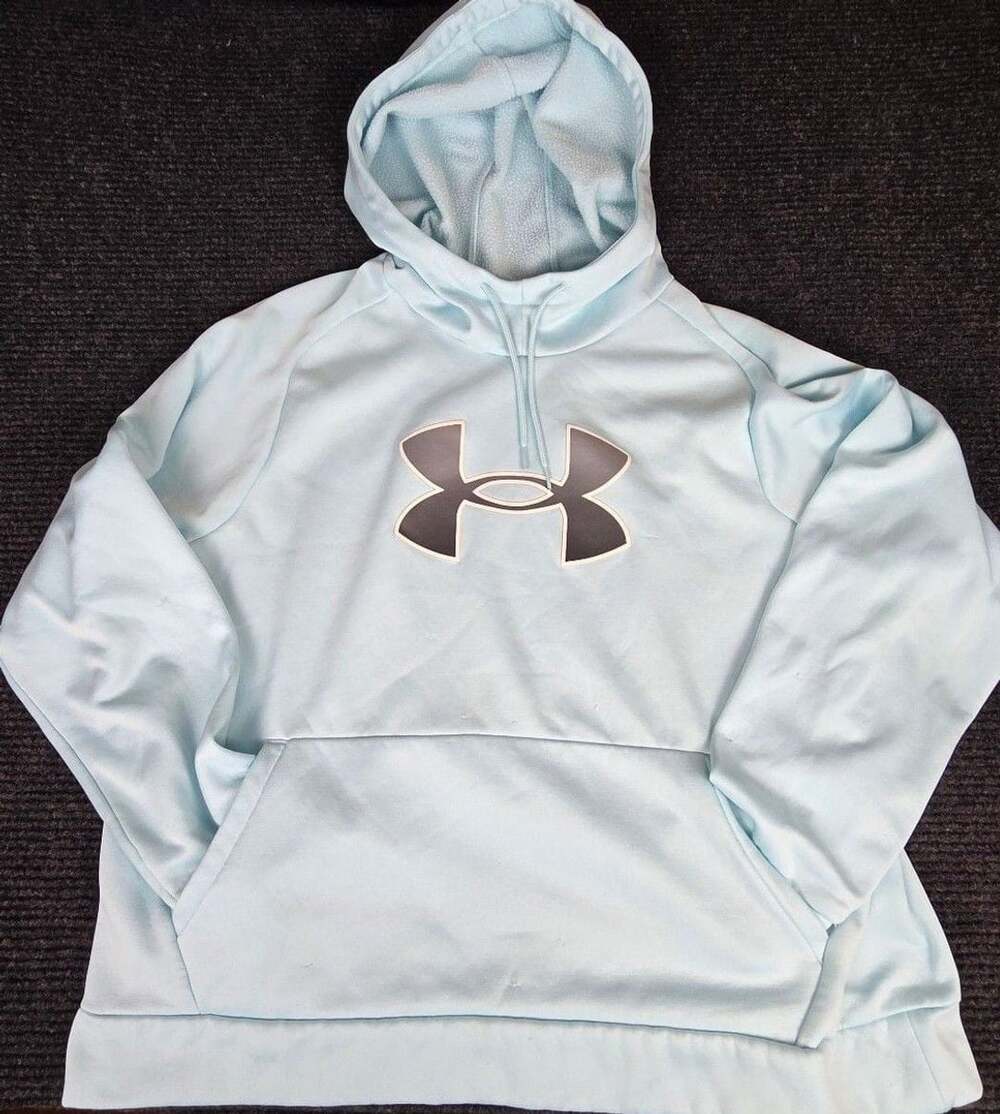Under Armour Storm Hoodie Light Blue Size M